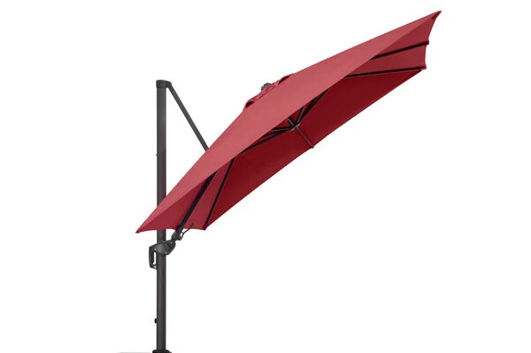 Schneider® SCHNEIDER Rhodos Twist Ampelschirm, Bordeaux, Quadratisch, 300 X 300 Cm 5 Schneider® SCHNEIDER Rhodos Twist Ampelschirm, Bordeaux, Quadratisch, 300 X 300 Cm – Bild 3