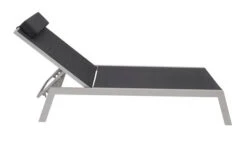 VILLANA 2er-Set Sonnenliegen, Silber/schwarz, Alu/Textil, 198x66x32cm, Mit Beistelltisch 45x45cm -Dopple Geschaft 10 13886.jpg