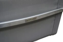 OUTFLEXX Set, Taupe, Edelstahl/Teak, Tisch 180/240 X 100 Cm, 6 Stapelstühle Gepolstert -Dopple Geschaft 10 14139.jpg