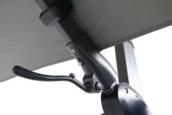 OUTFLEXX Ampelschirm, Anthrazit, Pulverbesch. Aluminium, 300x300 Cm, Inkl. Plattenständer, Twist-Funktion -Dopple Geschaft 10 16109.jpg