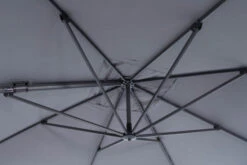 OUTFLEXX Ampelschirm, Anthrazit/grau, Alu/Polyester, 350x350cm, Inkl. Plattenständer -Dopple Geschaft 10 20363.jpg