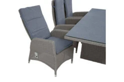 Ploß Vigo Dining Set, Stahlgrau-meliert / Schiefergrau, Polyrattan, Tisch 200 X 95 Cm, 6 Sessel -Dopple Geschaft 10 21587.jpg