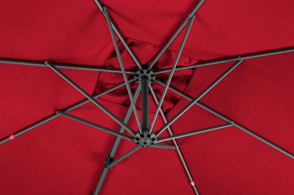 Schneider® SCHNEIDER Rhodos Junior Ampelschirm, Rot, 270x270 Cm, Quadratisch 10 Schneider® SCHNEIDER Rhodos Junior Ampelschirm, Rot, 270x270 Cm, Quadratisch – Bild 8
