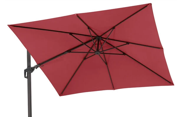 Schneider® SCHNEIDER Rhodos Twist Ampelschirm, Bordeaux, Quadratisch, 300 X 300 Cm 8 Schneider® SCHNEIDER Rhodos Twist Ampelschirm, Bordeaux, Quadratisch, 300 X 300 Cm – Bild 6