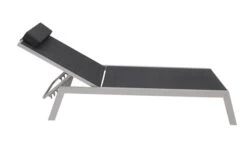 VILLANA 2er-Set Sonnenliegen, Silber/schwarz, Alu/Textil, 198x66x32cm, Mit Beistelltisch 45x45cm -Dopple Geschaft 11 13886.jpg