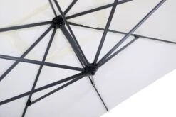 OUTFLEXX Luxus Ampelschirm, Anthrazit/creme, Edelstahl/Aluminium, 350x350cm, Inkl. Schirmständer Und Schutzhülle -Dopple Geschaft 11 18351.jpg