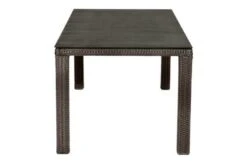 Ploß Rocking Dining Tisch, Grau/braun-meliert, Polyrattan, 170 X 90 Cm, Glasplatte In Steinoptik -Dopple Geschaft 11 20157.jpg