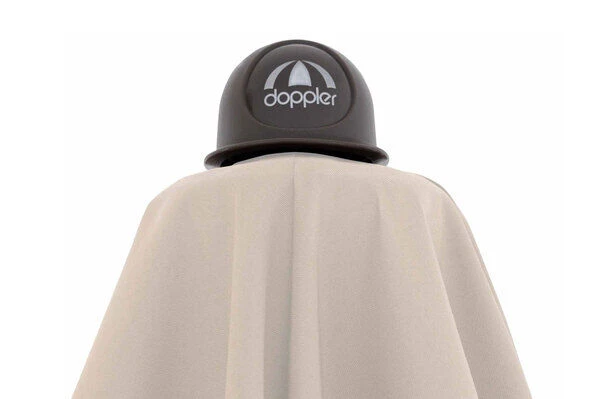 DOPPLER Alu Wood Pendelschirm, Natur, Alu/Polyester, 300x220 Cm, Mit Kurbel, Holzoptik 11 DOPPLER Alu Wood Pendelschirm, Natur, Alu/Polyester, 300x220 Cm, Mit Kurbel, Holzoptik – Bild 9