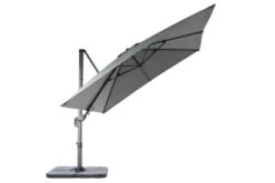 OUTFLEXX Ampelschirm, Anthrazit, Pulverbesch. Aluminium, 300x300 Cm, Inkl. Plattenständer, Twist-Funktion -Dopple Geschaft 12 16109.jpg