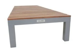 VILLANA Gartenliege, Alu / FSC-Akazienholz, 200 X 70 X 33 Cm, 4-Stufen Verstellbar -Dopple Geschaft 13 16457.jpg