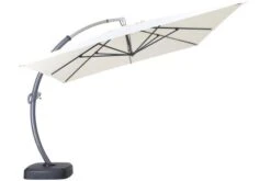 OUTFLEXX Luxus Ampelschirm, Anthrazit/creme, Edelstahl/Aluminium, 350x350cm, Inkl. Schirmständer Und Schutzhülle -Dopple Geschaft 15 18351.jpg