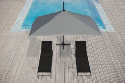 OUTFLEXX Ampelschirm, Anthrazit, Pulverbesch. Aluminium, 300x300 Cm, Inkl. Plattenständer, Twist-Funktion -Dopple Geschaft 16109 6 CGI.jpg