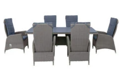 Ploß Vigo Dining Set, Stahlgrau-meliert / Schiefergrau, Polyrattan, Tisch 200 X 95 Cm, 6 Sessel -Dopple Geschaft 16 21587.jpg