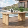 OUTFLEXX Loungetisch, Recyceltes Teakholz, 160x90cm, Tischplattendicke 3cm, Rustikal Gebürstet -Dopple Geschaft 18334 CGI 01.jpg