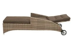 Ploß Rabida Comfort Rollliege, Champagner-meliert, Polyrattan, 198x68x44cm, Verstellbar, Hohe Sitzhöhe -Dopple Geschaft 18 20165.jpg