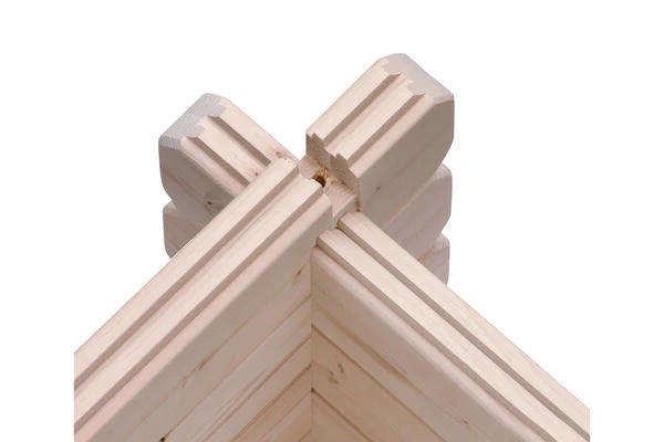 KARIBU Gartenhaus Trittau 5, Naturbelassen, Fichtenholz 40mm, 806 X 297 X 217 Cm, Pultdach, Anbau 4,4m Mit Rückwand 11 KARIBU Gartenhaus Trittau 5, Naturbelassen, Fichtenholz 40mm, 806 X 297 X 217 Cm, Pultdach, Anbau 4,4m Mit Rückwand – Bild 9