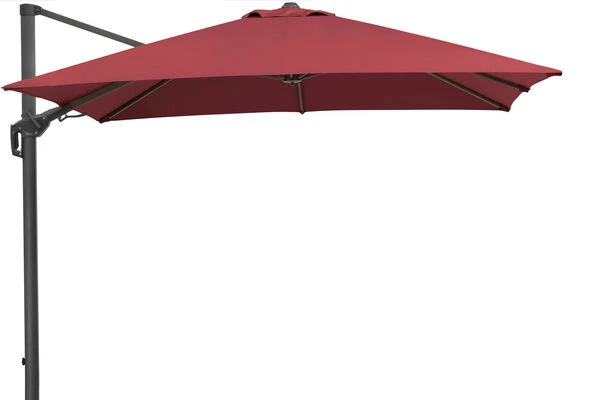Schneider® SCHNEIDER Rhodos Twist Ampelschirm, Bordeaux, Quadratisch, 300 X 300 Cm 3 Schneider® SCHNEIDER Rhodos Twist Ampelschirm, Bordeaux, Quadratisch, 300 X 300 Cm