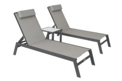 VILLANA 2er-Set Sonnenliegen, Anthrazit/grau, Alu/Textil, 198x66x32cm, Mit Beistelltisch 45x45cm -Dopple Geschaft 1 13885.jpg
