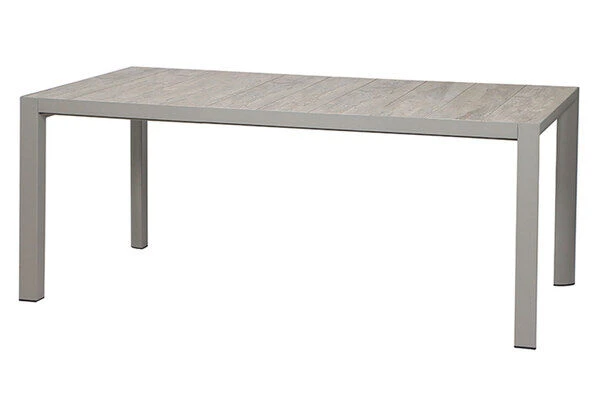 SIENA GARDEN Silva Esstisch, Silber / Washed Grey, Alu / Keramik, 183x100x74 Cm 3 SIENA GARDEN Silva Esstisch, Silber / Washed Grey, Alu / Keramik, 183x100x74 Cm