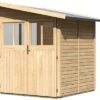 KARIBU Gartenhaus Wandlitz, Fichtenholz 19 Mm, Pultdach 1 KARIBU Gartenhaus Wandlitz, Fichtenholz 19 Mm, Pultdach -Dopple Geschaft 1 17863 1.jpg