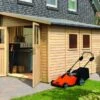 KARIBU Gartenhaus Bomlitz, Fichtenholz 19 Mm, Naturbelassen 1 KARIBU Gartenhaus Bomlitz, Fichtenholz 19 Mm, Naturbelassen -Dopple Geschaft 1 17864 3.jpg