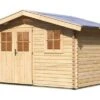 KARIBU Gartenhaus Felsenau, Fichtenholz 40 Mm, Naturbelassen -Dopple Geschaft 1 18044 3.jpg