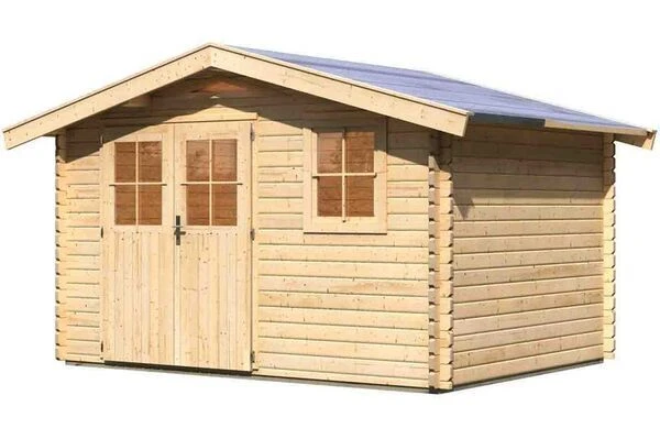 KARIBU Gartenhaus Felsenau, Fichtenholz 40 Mm, Naturbelassen 3 KARIBU Gartenhaus Felsenau, Fichtenholz 40 Mm, Naturbelassen