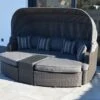 OUTFLEXX Houston Loungebett, Grau, Polyrattan, Doppel-halbrund, Viele Stellmöglichkeiten, Dach Klappbar 1 OUTFLEXX Houston Loungebett, Grau, Polyrattan, Doppel-halbrund, Viele Stellmöglichkeiten, Dach Klappbar -Dopple Geschaft 1 18543.jpg