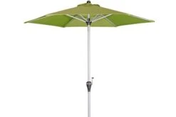 DOPPLER Active Auto Tilt Mittelstockschirm, Fresh Green, Aluminium/Textil, Ø210cm, Höhenverstellbar Knickbar, Mit Kurbel