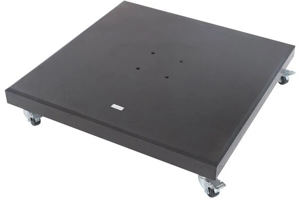 OUTFLEXX Schirmständer, Granit, 80x80x16,5cm, 120kg, Mit Lenkrollen 3 OUTFLEXX Schirmständer, Granit, 80x80x16,5cm, 120kg, Mit Lenkrollen
