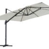 OUTFLEXX Ampelschirm, Anthrazit/creme, Alu/Polyester, 350x350cm, Inkl. Plattenständer 1 OUTFLEXX Ampelschirm, Anthrazit/creme, Alu/Polyester, 350x350cm, Inkl. Plattenständer -Dopple Geschaft 1 20362.jpg