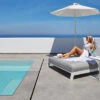 OUTFLEXX Bite Doppelliege, Weiß/3756 Lead Chine, Alu/Sunbrella, 203 X 144 X 38 Cm, Rückenlehne Verstellbar -Dopple Geschaft 1 20825.jpg