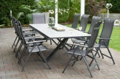 HARTMAN Sondermodell Xanadu / Alice Comfort Set, Xerix/anthrazit, Alu/Glaskeramik, 10 Multipos, 220/280x100cm
