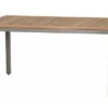 SIENA GARDEN Geneva Dining Tisch, Alu / FSC Teak, 160 X 90 Cm, 6 Personen