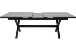 Ploß Louvra Auszugs-Dining-Tisch, Anthrazit/Holzoptik, Alu/Keramik, 160/210x100,5cm, Tischplatte Aus Keramikfliesen -Dopple Geschaft 21629 4.jpg