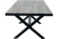 Ploß Louvra Auszugs-Dining-Tisch, Anthrazit/Holzoptik, Alu/Keramik, 160/210x100,5cm, Tischplatte Aus Keramikfliesen -Dopple Geschaft 21629 8.jpg