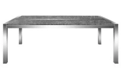 OUTFLEXX Esstisch, Grau, Granit / Edelstahl, 200x100 Cm, 2 Teilige Tischplatte -Dopple Geschaft 21743 10.JPG