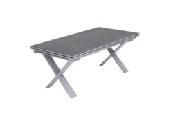 OUTFLEXX Ausziehtisch, Silber, Alu/Spraystone, 180/280x100cm, Schubladenauszug -Dopple Geschaft 21749 6.jpg