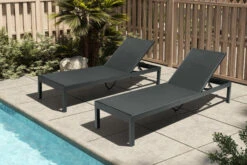 OUTFLEXX Rollliege, Anthrazit Matt, Aluminium, 193x60x32,5cm, Rückenlehne Verstellbar -Dopple Geschaft 21771 02.jpg