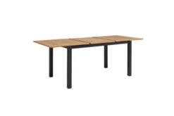 OUTFLEXX Ausziehtisch, Anthrazit Matt, Alu/FSC-Teak, 150/210x90cm, Synchronauszug Mit Butterfly-Funktion -Dopple Geschaft 21778 6.jpg