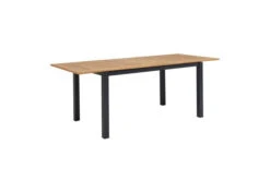 OUTFLEXX Ausziehtisch, Anthrazit Matt, Alu/FSC-Teak, 150/210x90cm, Synchronauszug Mit Butterfly-Funktion -Dopple Geschaft 21778 7.jpg