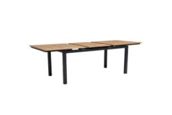 OUTFLEXX Ausziehtisch, Anthrazit Matt, Alu/FSC-Teak, 180/240x100cm, Automatischer Ausziehmechanismus -Dopple Geschaft 21779 02.jpg