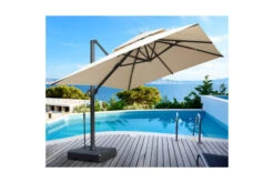 OUTFLEXX Ampelschirm, Anthrazit/creme, Aluminium/Polyester, 300x400cm, Rechteckig -Dopple Geschaft 21788 2.jpg