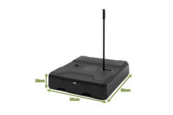 OUTFLEXX Schirmständer, Anthrazit, HDPE, 95x95x20cm, Bis Ca. 138kg Befüllbar -Dopple Geschaft 21790 5.jpg