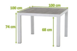 SIENA GARDEN Silva Esstisch, Matt Weiß-grau/washed Grey, Alu/Keramik, 100x100 Cm, Für Bis Zu 4 Personen -Dopple Geschaft 22002 5.jpg