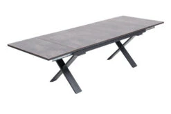 OUTFLEXX Esstischgarnitur, OUTFLEXX® Anthrazit Matt, Alu /HPL / Teak, Tisch 180/280x100cm, 10 Stapelsessel 25 OUTFLEXX Esstischgarnitur, OUTFLEXX® Anthrazit Matt, Alu /HPL / Teak, Tisch 180/280x100cm, 10 Stapelsessel -Dopple Geschaft 22151 9.jpg