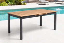 OUTFLEXX Esstischgarnitur, OUTFLEXX® Anthrazit Matt, Alu / Teak / Textil, Tisch 180/240x100cm, 8 Multipositionssessel 21 OUTFLEXX Esstischgarnitur, OUTFLEXX® Anthrazit Matt, Alu / Teak / Textil, Tisch 180/240x100cm, 8 Multipositionssessel -Dopple Geschaft 22186 4.jpg