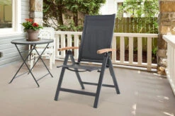 OUTFLEXX Esstischgarnitur, OUTFLEXX® Anthrazit Matt, Alu / Teak / Textil, Tisch 180/240x100cm, 6 Stapelsessel, 2 Multipo 24 OUTFLEXX Esstischgarnitur, OUTFLEXX® Anthrazit Matt, Alu / Teak / Textil, Tisch 180/240x100cm, 6 Stapelsessel, 2 Multipo -Dopple Geschaft 22190 3.jpg