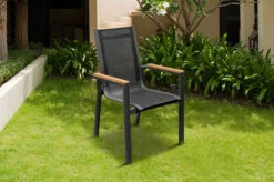 OUTFLEXX Esstischgarnitur, OUTFLEXX® Anthrazit Matt, Alu / Teak / Textil, Tisch 180/240x100cm, 6 Stapelsessel, 2 Multipo 25 OUTFLEXX Esstischgarnitur, OUTFLEXX® Anthrazit Matt, Alu / Teak / Textil, Tisch 180/240x100cm, 6 Stapelsessel, 2 Multipo -Dopple Geschaft 22190 4.jpg