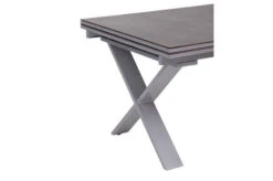 OUTFLEXX Esstischgarnitur, Silber, Alu / HPL / Textil, Tisch 180/280x100cm, 8 Stapelsessel 29 OUTFLEXX Esstischgarnitur, Silber, Alu / HPL / Textil, Tisch 180/280x100cm, 8 Stapelsessel -Dopple Geschaft 22224 11.jpg